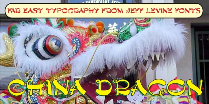 China Dragon JNL font preview
