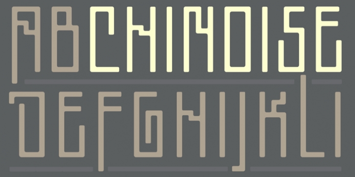 Chinoise font preview