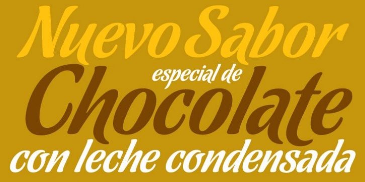 Chocolate OT font preview