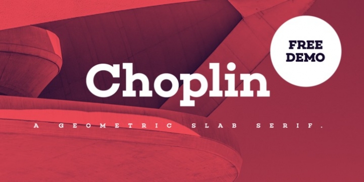 Choplin font preview