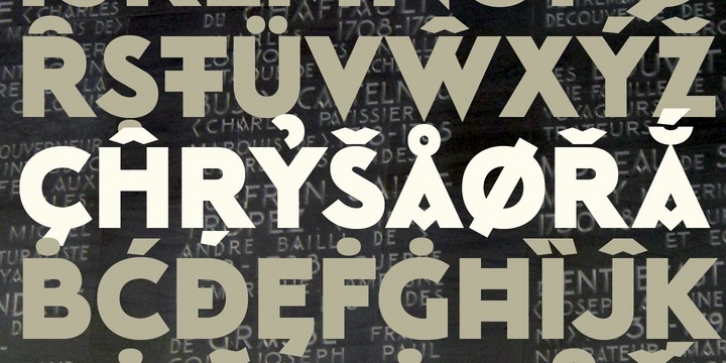 Chrysaora font preview