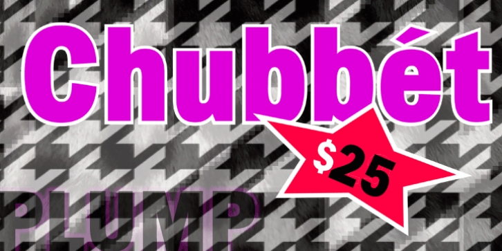 Chubbét font preview