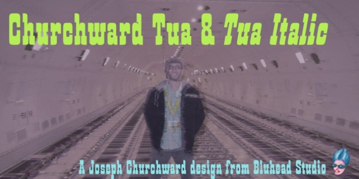 Churchward Tua font preview