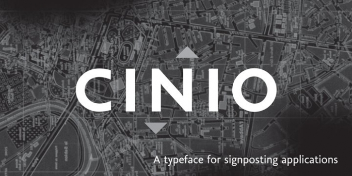 Cinio font preview