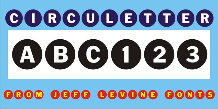 Circuletter JNL font preview