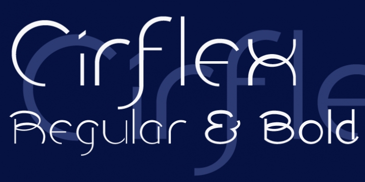 Cirflex font preview