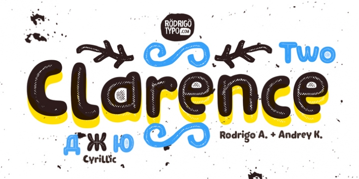 Clarence Two font preview