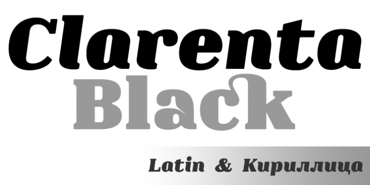 Clarenta 4F font preview