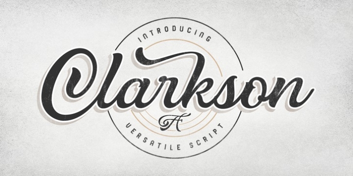 Clarkson Script font preview