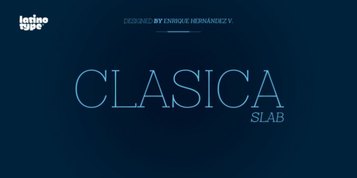 Clasica font preview
