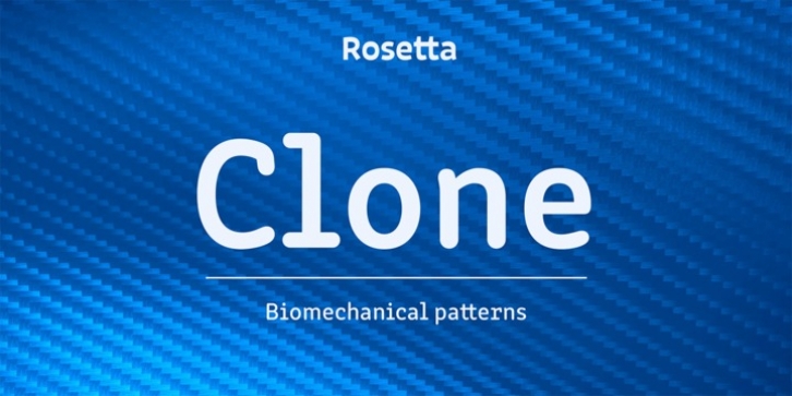 Clone font preview
