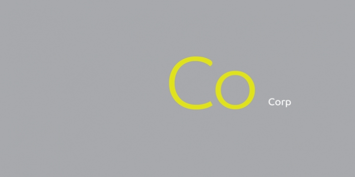 Co Corp font preview