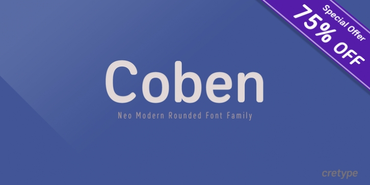 Coben font preview