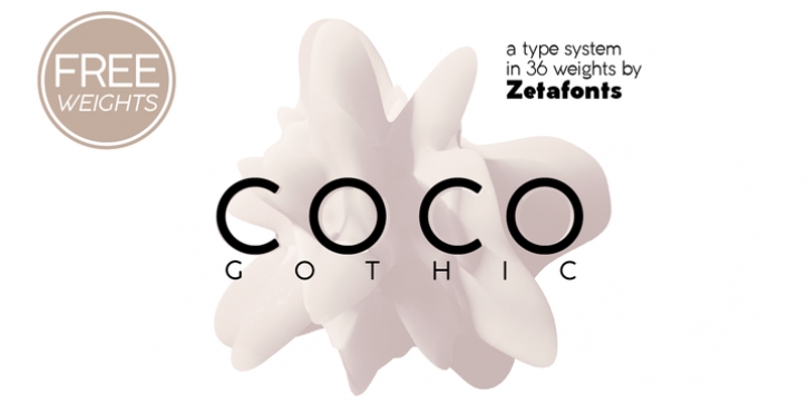 Coco Gothic font preview