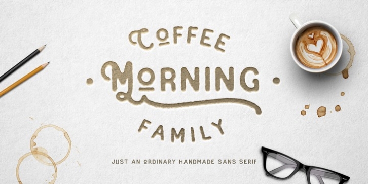 Coffee Morning font preview