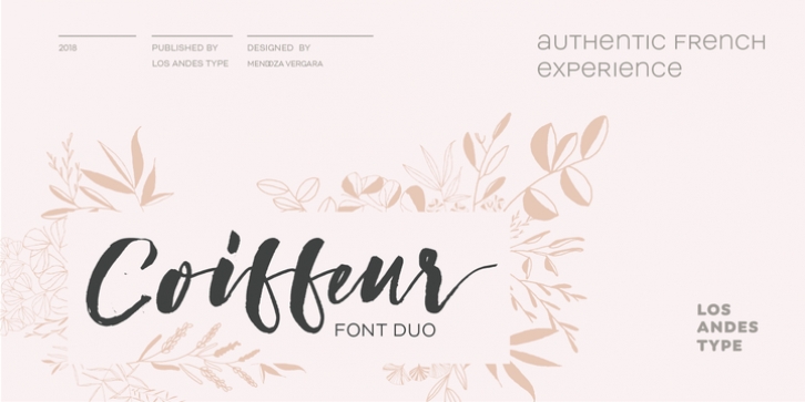 Coiffeur font preview