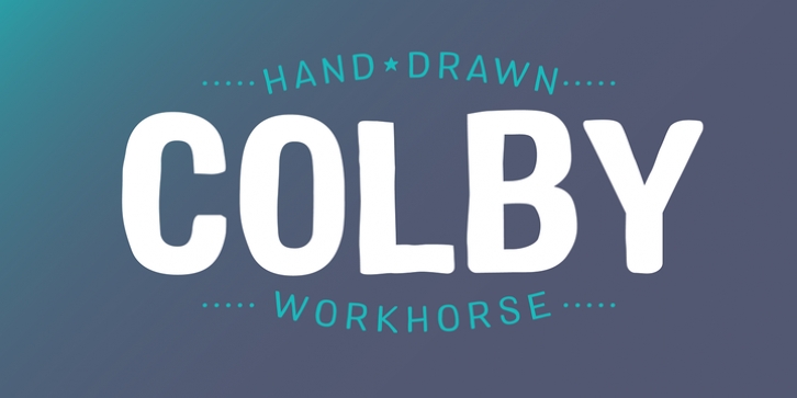 Colby font preview