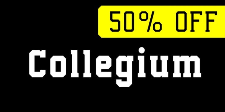 Collegium font preview