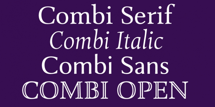 Combi font preview