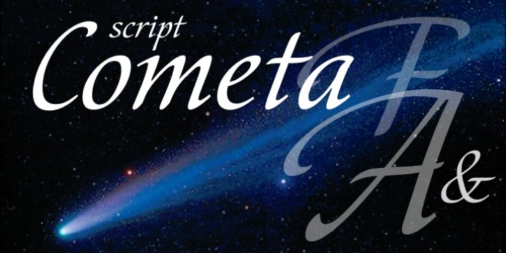 Cometa font preview