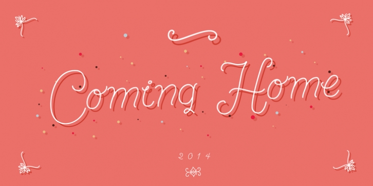 Coming Home font preview