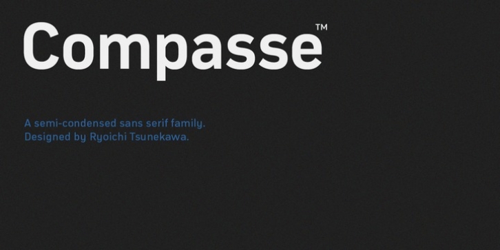 Compasse font preview