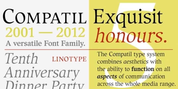Compatil Exquisit font preview