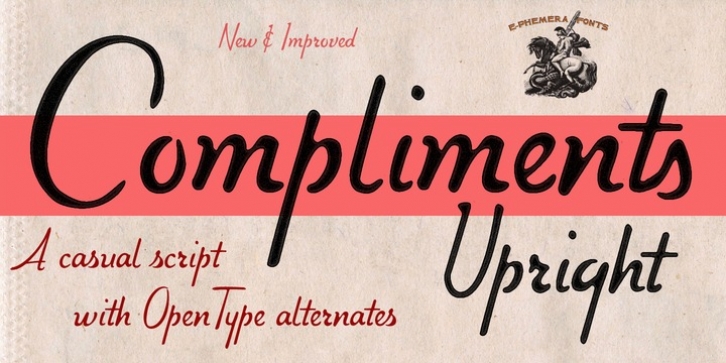 Compliments font preview