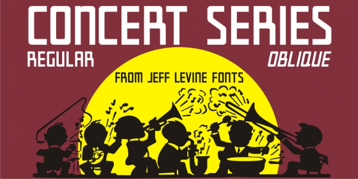 Concert Series JNL font preview