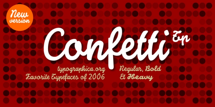 Confetti TP font preview