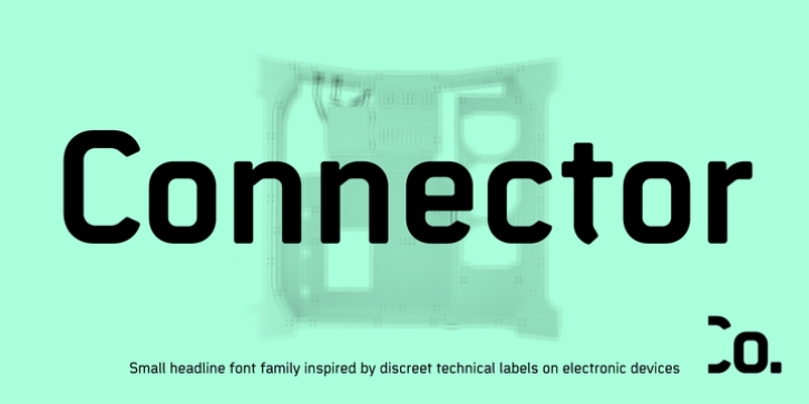 Connector font preview