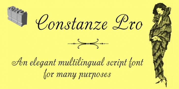 Constanze Pro font preview