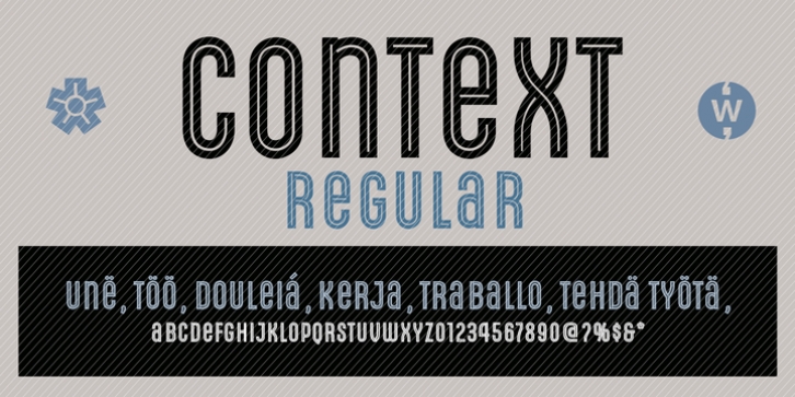 Context Regular font preview