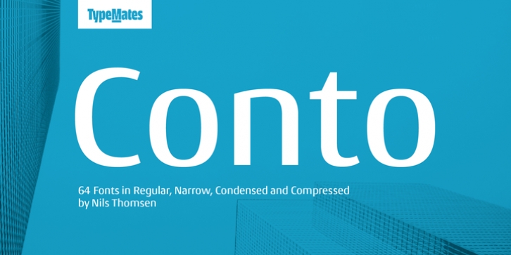 Conto font preview