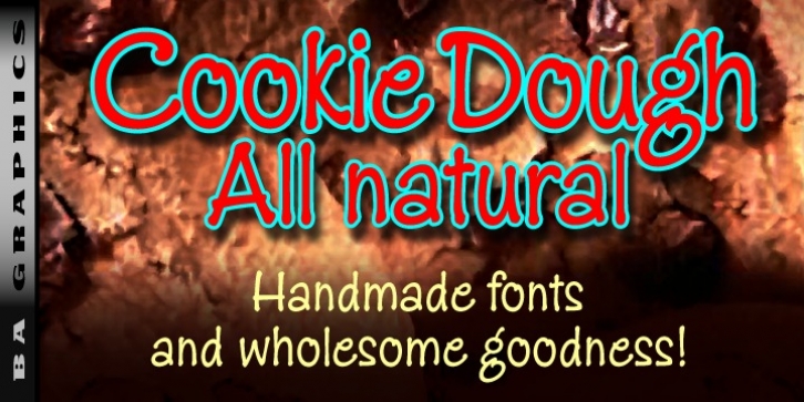 Cookie Dough font preview