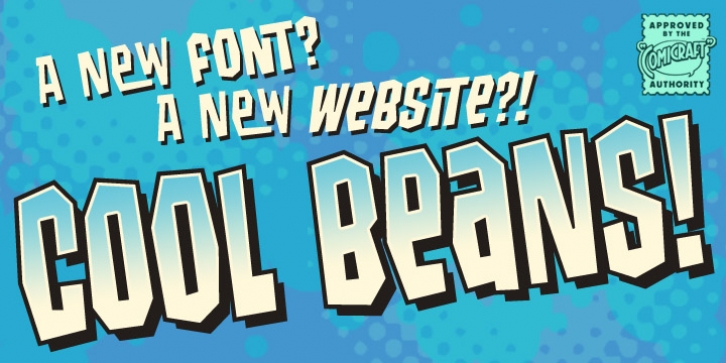 Cool Beans font preview