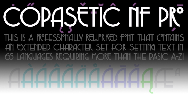 Copasetic NF Pro font preview