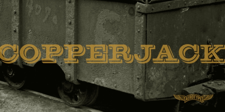 Copperjack font preview