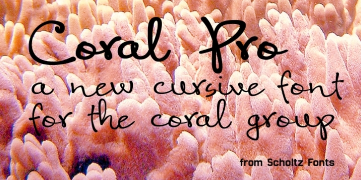 Coral Pro font preview