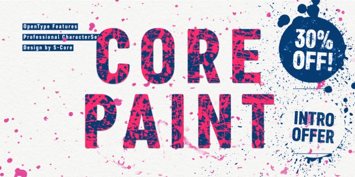 Core Paint font preview