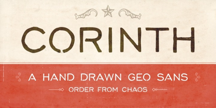 Corinth font preview