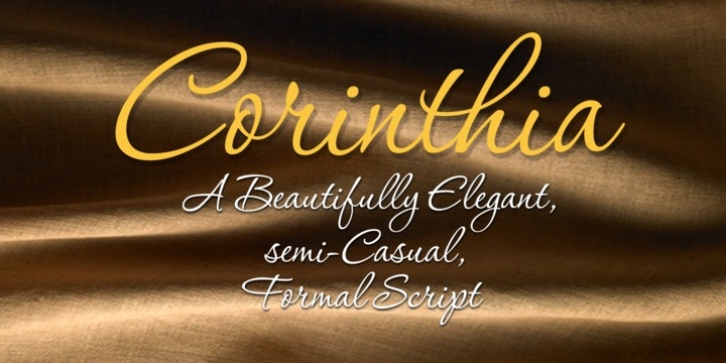 Corinthia font preview