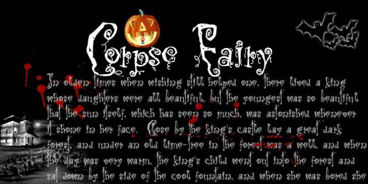 Corpse Fairy font preview