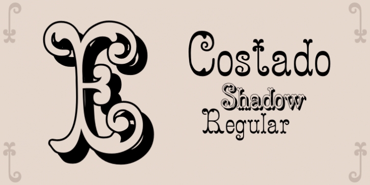 Costado font preview