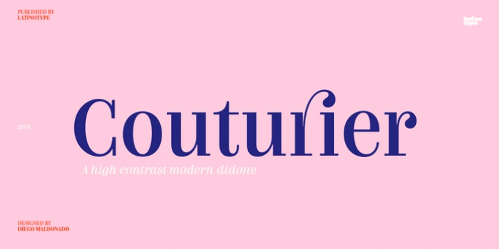 Couturier font preview