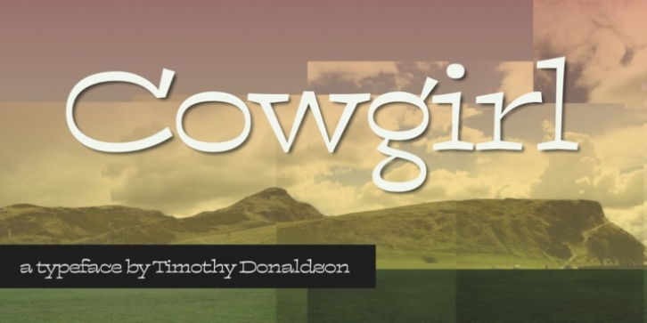 Cowgirl font preview