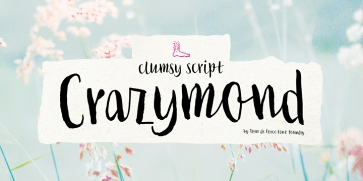 Crazymond font preview