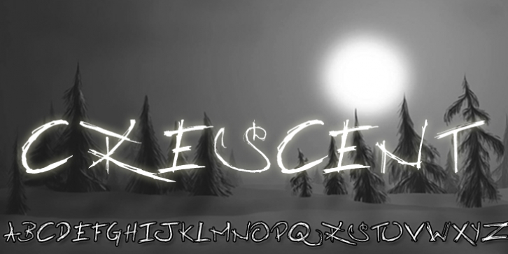 Crescent font preview