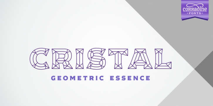 Cristal font preview