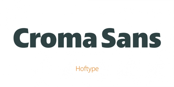 Croma Sans font preview